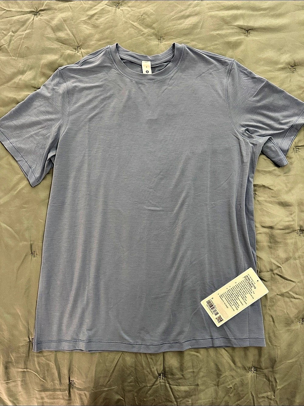 lululemon Jersey Training Short-Sleeve Shirt Short Sleeve Tee in Blue Willow